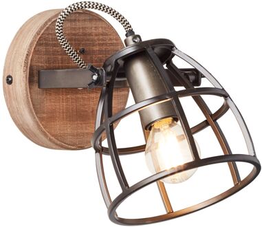 Brilliant Matrix Wandlamp Zwart