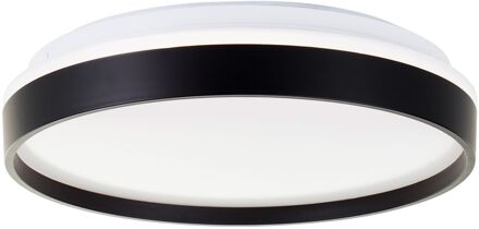 Brilliant Plafondlamp Britt - Zwart - 33cm - Cct - 22w