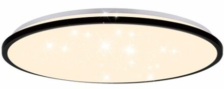 Brilliant Plafondlamp Taya - Zwart - Cct - D29,5cm - Ip44 - 12w