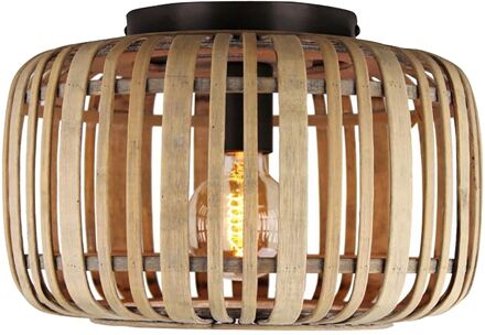 Brilliant Plafondlamp Woodrow Natuur Hout ⌀32cm E27