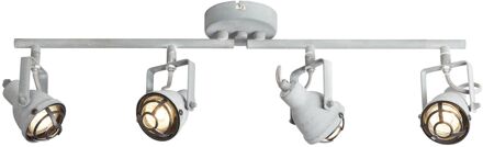 Brilliant Plafondspot Bente 4-lichts industrieel beton grijs incl. 4 x 4W LED