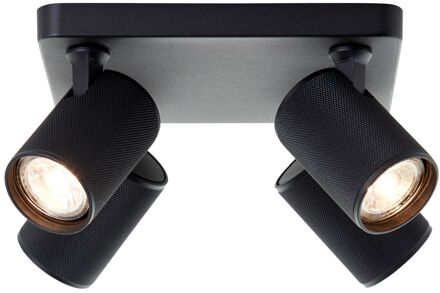Brilliant Plafondspot Marty Zwart 4xgu10 5w