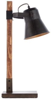 Brilliant Plow Tafellamp Bruin, Zwart