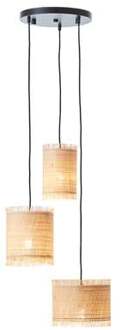 Brilliant Raffy Hanglamp 3-lichts - Zeegras Beige