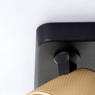 Brilliant Spot Marty zand/goud/zwart 4-lamps zand, goud, zwart