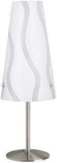 Brilliant Tafellamp Isa 36 cm hoog in wit