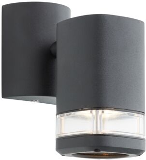 Brilliant Wandlamp Jandy Glas Zwart Gu10