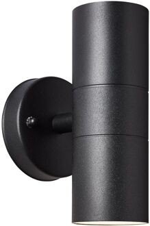 Brilliant Wandlamp Jandy Zwart 2xgu10