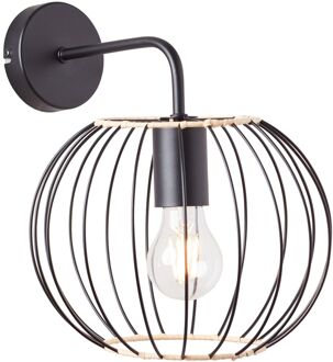 Brilliant Wandlamp Silemia Rotan E27