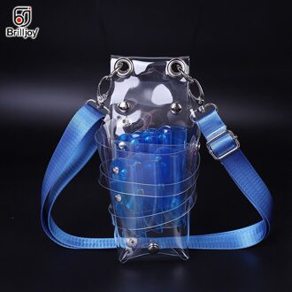Brilljoy Lightweight Hairdressing Tool Bag pvcTransparent Cutting Scissor Barber Hair Scissor Bag Pouch Hairdressing Scissor Bag Scissors zak blauw