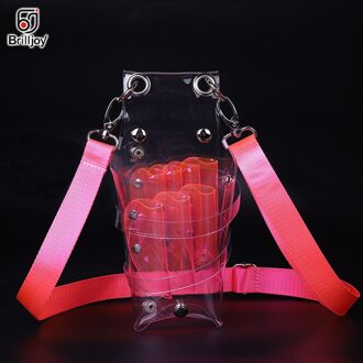 Brilljoy Lightweight Hairdressing Tool Bag pvcTransparent Cutting Scissor Barber Hair Scissor Bag Pouch Hairdressing Scissor Bag Scissors zak roze
