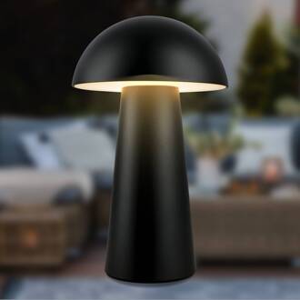 Briloner Fungo Mini LED tafellamp, zwart, touch, kunststof