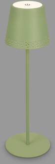 Briloner Kiki LED tafellamp, lime groen, IP44, 3.000K limoengroen