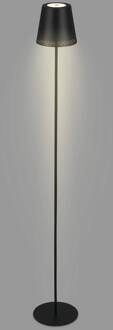 Briloner Kiki LED vloerlamp, 3.000K, zwart, IP44