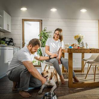 Briloner Klira inbouwlamp, wit, Ø 9 cm, draaibaar, 3 stuks