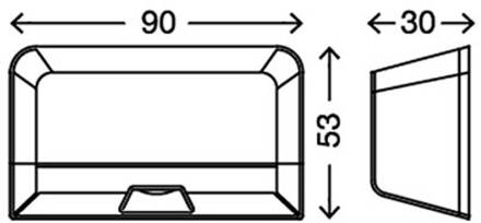 Briloner Knop LED deurslotverlichting, bewegingsmelder titaan-zilverkleurig