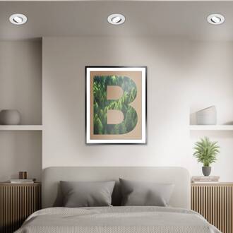 Briloner Kulana A inbouwlamp, mat chroom, 4000K, set van 3