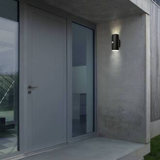 Briloner LED buiten wandlamp 3787015, zwart, sensor, omhoog/omlaag