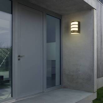 Briloner LED buiten wandlamp 3793015, zwart, dimbaar, IP44