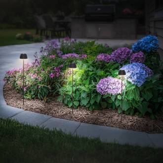 Briloner LED grondspies lamp RIFFLE NANO, antraciet Ø 6 cm set van 2