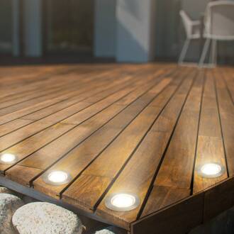 Briloner LED inbouwspot 3914032 IP67 12V 3xStarterset 4,5cm RVS roestvrij staal