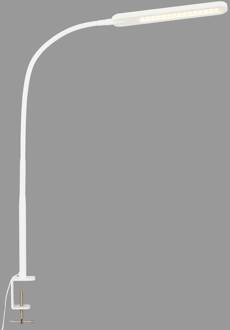 Briloner LED klemlamp Servo, dimbaar, CCT, wit