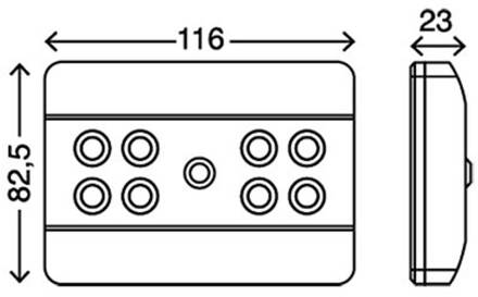 Briloner LED meubelverlichting Lero met sensor, 8-lamps titaan