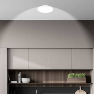 Briloner LED plafondlamp Kaida, wit, Ø 30 cm, EEK A, 4.000 K