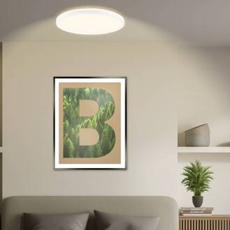 Briloner LED plafondlamp Tava A, CCT, Ø 29 cm, wit, afstandsbediening