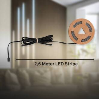 Briloner LED strip Pimp your panel, uitbreidingsset, CCT, lengte 2,6 m wit