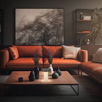 Briloner LED tafellamp Bito, antraciet/wit, hoogte 20 cm, IP44 antraciet, wit