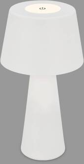 Briloner LED tafellamp Kihi met oplaadbare accu, wit