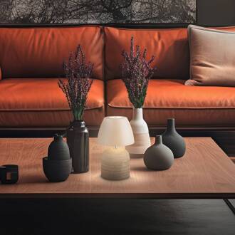 Briloner LED tafellamp op accu Brilo unplugged Cera, beige, hoogte 22 cm