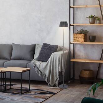 Briloner LED vloerlamp Loca, antraciet, hoogte 123 cm kunststof/metaal