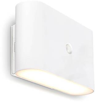 Briloner LED wandlamp Chat, wit, 16 cm, kunststof, sensor wit mat