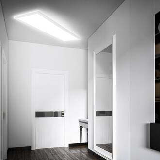 Briloner Move LED paneel, sensor, 98 x 20 cm, IP44, kunststof, wit