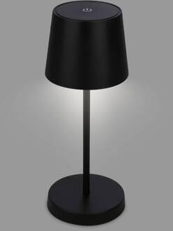Briloner Piha LED tafellamp met oplaadbare batterij, zwart