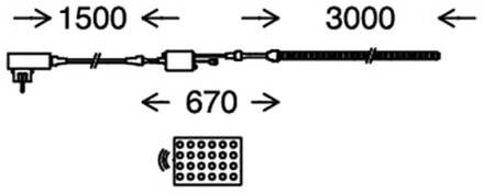 Briloner Voor buiten - LED strip Ora met afstandsbediening wit