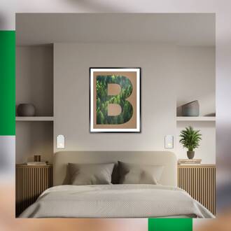 Briloner Wandlamp Isil A, wit, 1-lamp, metaal, draaibaar