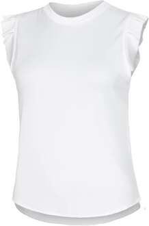 Bring It On Rib Tanktop Dames-Wit - XS,S,M,L,XL