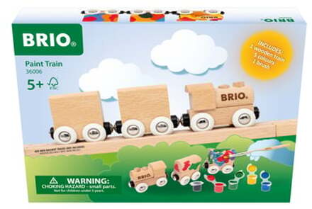 BRIO Paint Train Multikleur