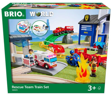 BRIO Playset Ravensburger Rescue Team Train Set Multikleur