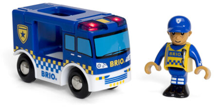 BRIO politiebus 33825 Blauw