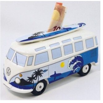Brisa Spaarpot van Volkswagen busje - surfing bus - keramiek