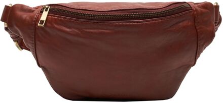 Bristol Crossbody Schoudertas warm rood damestas heuptas - H 21 x B 38 x D 2 cm