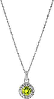 'Bristol' Dames 925 Sterling Zilver Set: Ketting + Oorbellen + Ring - Zilver SET-7579/G - N