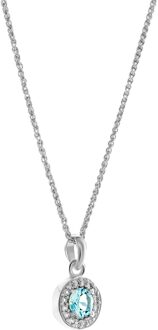 'Bristol' Dames 925 Sterling Zilveren Hanger met Ketting - Zilver ZH-7579/B