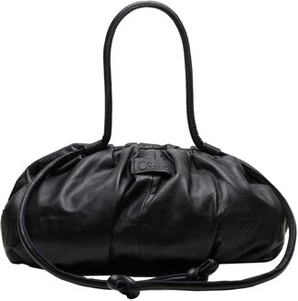 Bristol Handtas - met schouderband - zwart damestas - H 20 x B 35 x D 10 cm