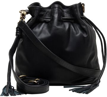 Bristol Pouch Schoudertas zwart damestas - H 28 x B 26 x D 12 cm