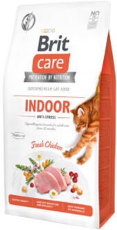 Brit Care Indoor Anti-stress kattenvoer 7 kg
